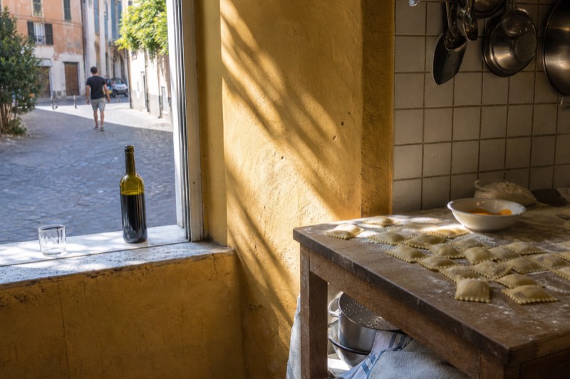 Two Pasta Shapes, Unlimited Wine